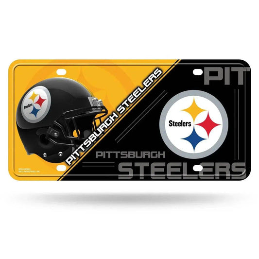  Pittsburgh Steelers License Plate Aluminum Licensed -  ToylandEU™
