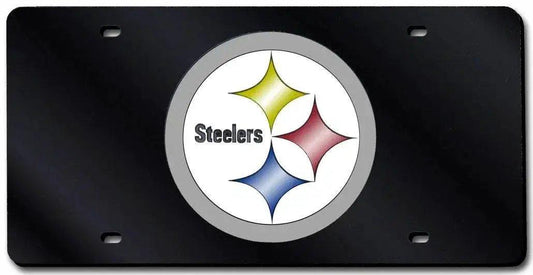  Pittsburgh Steelers License Plate Laser Cut Black -  ToylandEU™