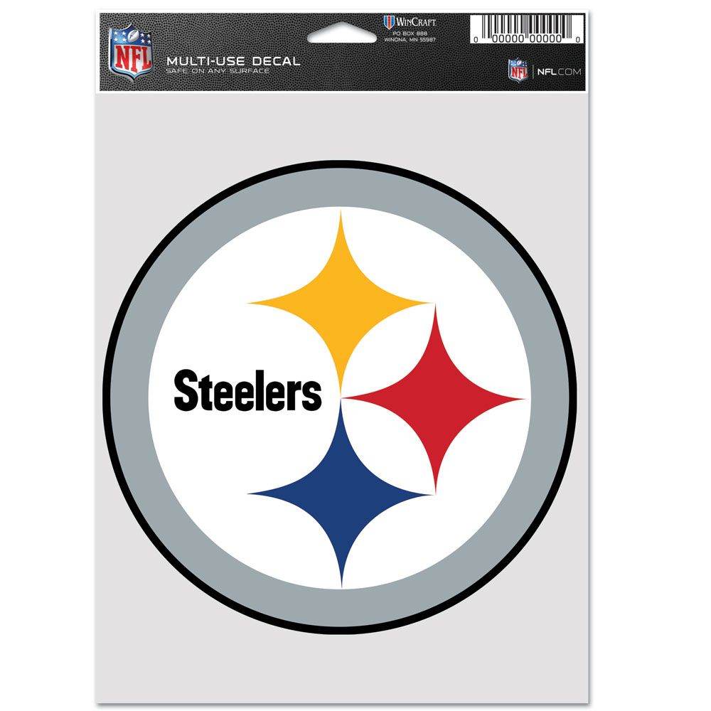 Pittsburgh Steelers Multi Use Fan Decal Pack For Surfaces - ToylandEU