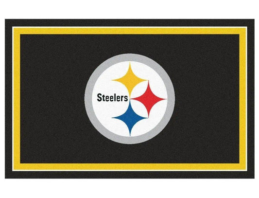  Pittsburgh Steelers NFL Rug 5x8 Area Rug Chromojet Official -  ToylandEU™