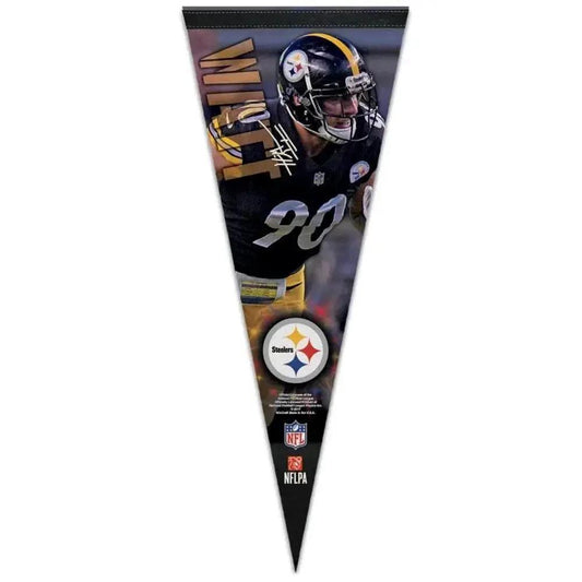  Pittsburgh Steelers Pennant 12x30 Premium TJ Watt Alternate -  ToylandEU™