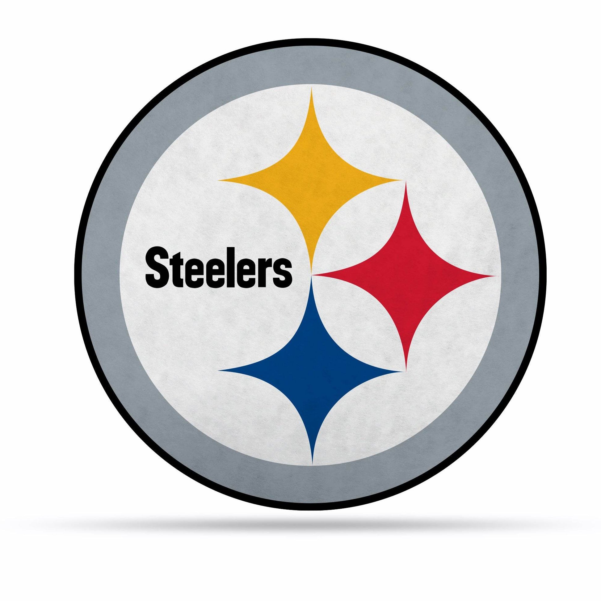 Pittsburgh Steelers Pennant Logo Design Felt Rico Industries - ToylandEU