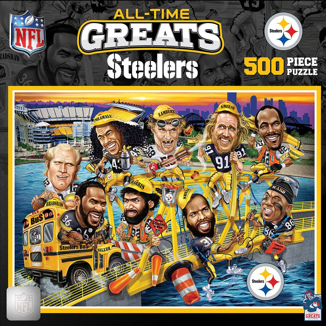 Pittsburgh Steelers Puzzle 500 Piece All Time Greats - ToylandEU
