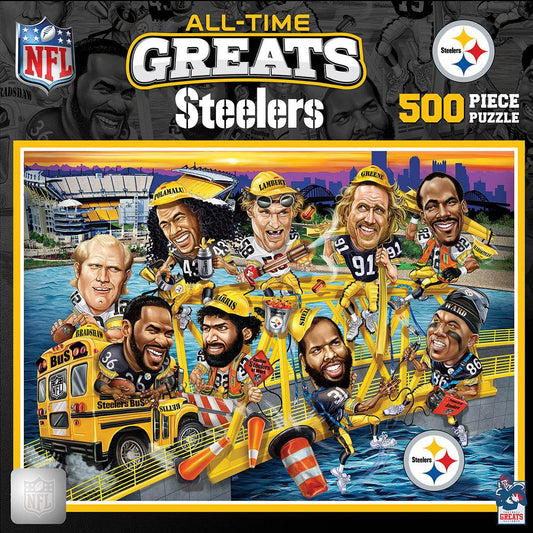 Pittsburgh Steelers Puzzle 500 Piece All Time Greats - ToylandEU