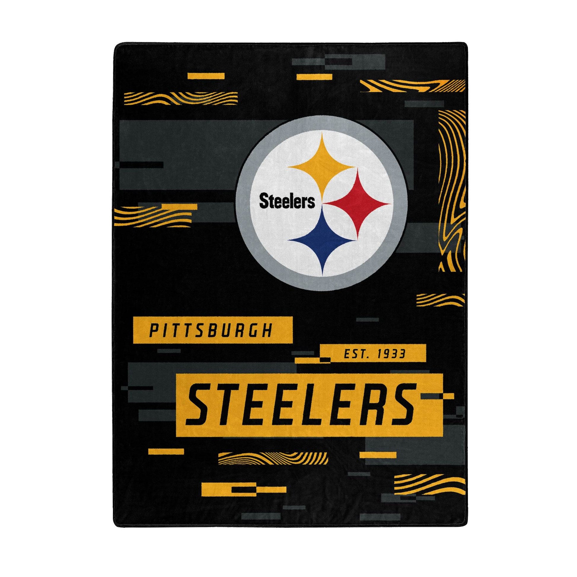 Pittsburgh Steelers Raschel Throw Blanket Digital Design - ToylandEU