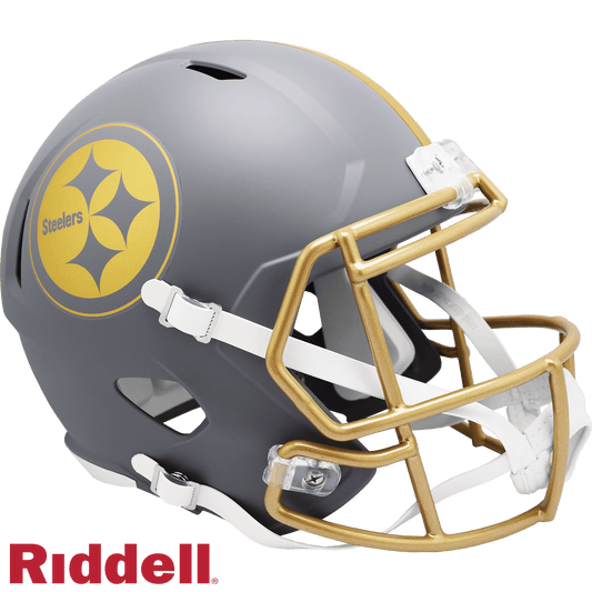 Pittsburgh Steelers Riddell Replica Full Size Slate Helmet - ToylandEU