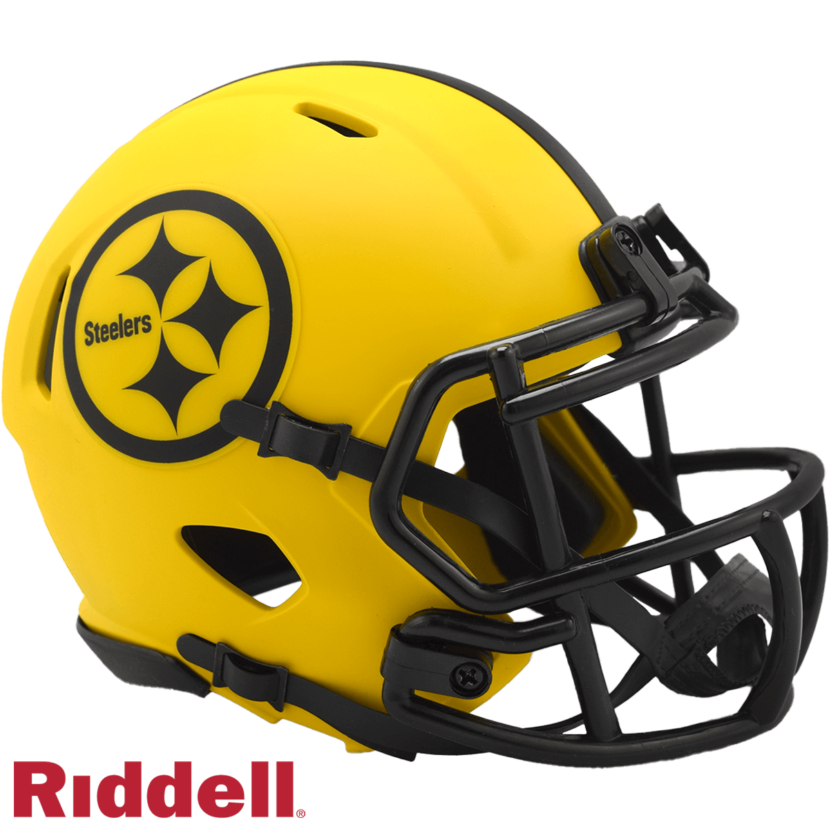 Pittsburgh Steelers Riddell Replica Mini Speed Rave Helmet - ToylandEU