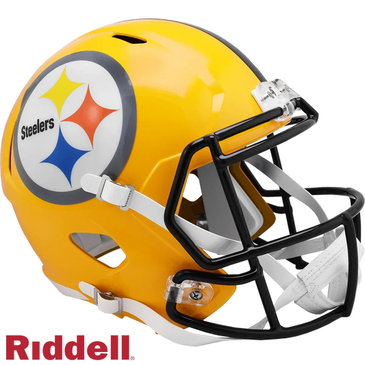  Pittsburgh Steelers Riddell Replica Speed Helmet 2007 Gold -  ToylandEU™