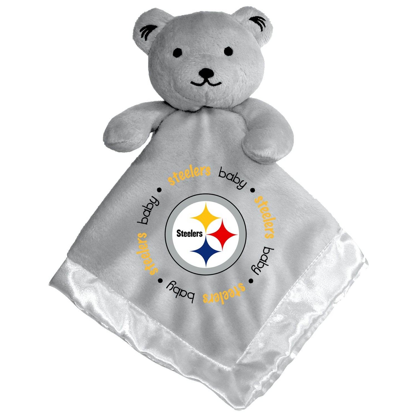 Pittsburgh Steelers Security Bear Gray Plush with Logo - ToylandEU