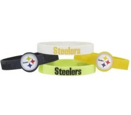  Pittsburgh Steelers Silicone Bracelets 4 Pack Licensed -  ToylandEU™