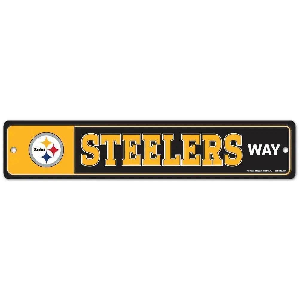  Pittsburgh Steelers Street Sign Plastic 3.75x19 Durable -  ToylandEU™