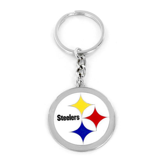 Pittsburgh Steelers Team Logo Keychain With Split Ring - ToylandEU