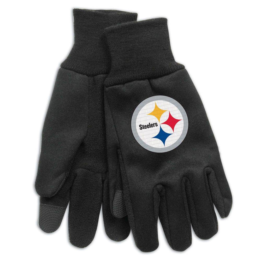 Pittsburgh Steelers Touchscreen Gloves Adult One Size - ToylandEU