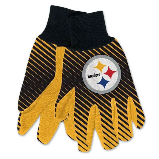  Pittsburgh Steelers Two Tone Gloves Cotton Twill with Grips -  ToylandEU™