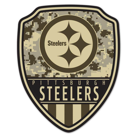 Pittsburgh Steelers Wood Sign Shield 11x17 Indoor Decor - ToylandEU