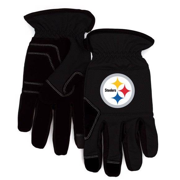 Pittsburgh Steelers Work Glove Moisture Wicking Durable - ToylandEU