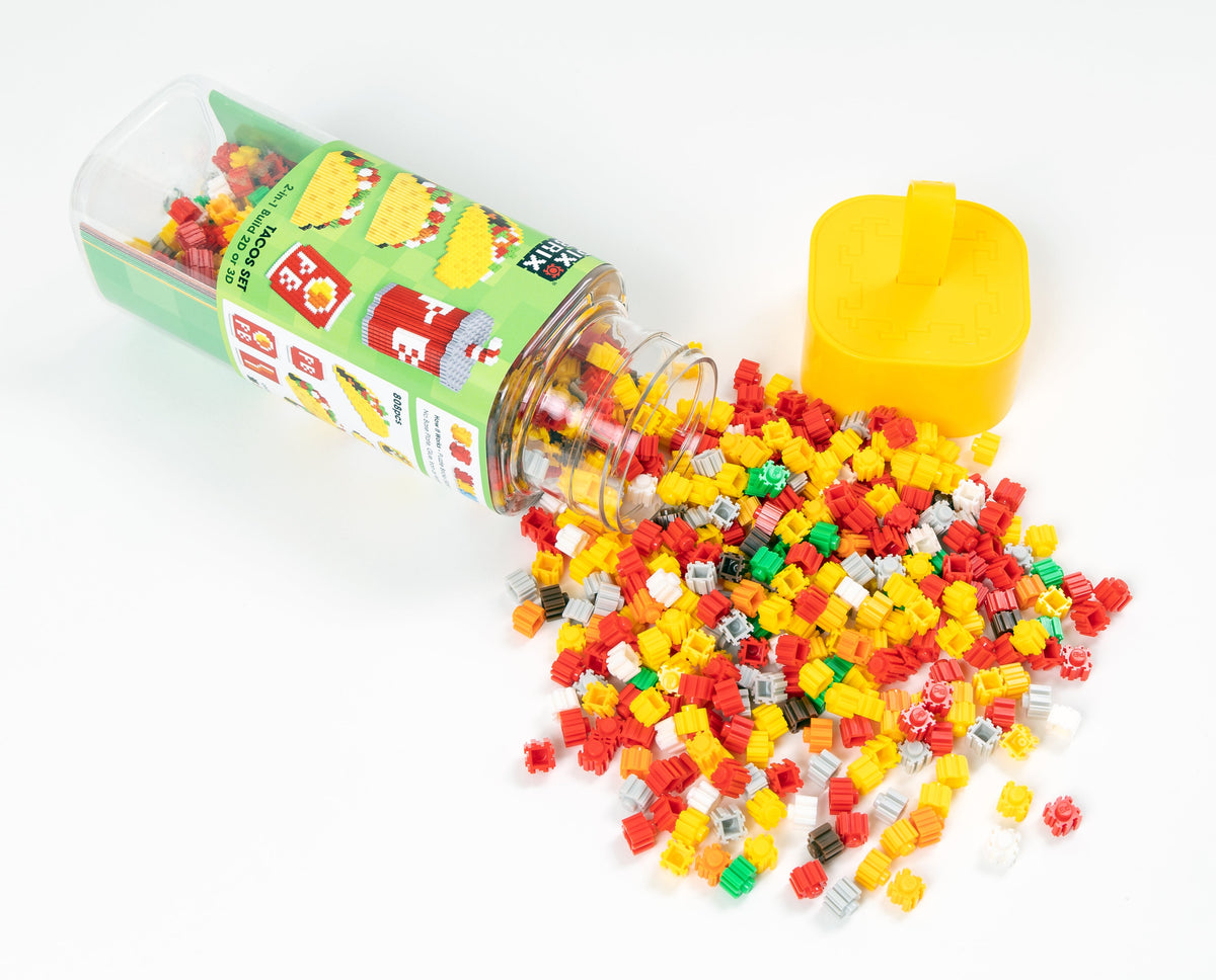Pix Brix Building Blocks | 808 Piece Pixel Set | Toylandeu™