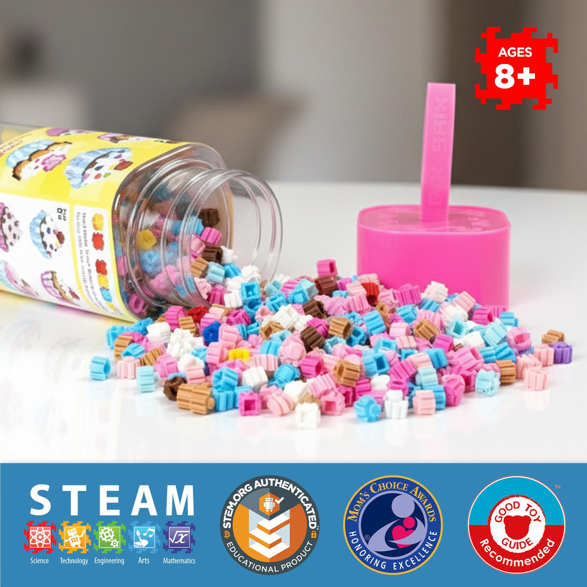 Pix Brix Cupcake Set | 851 Pieces | Toylandeu™
