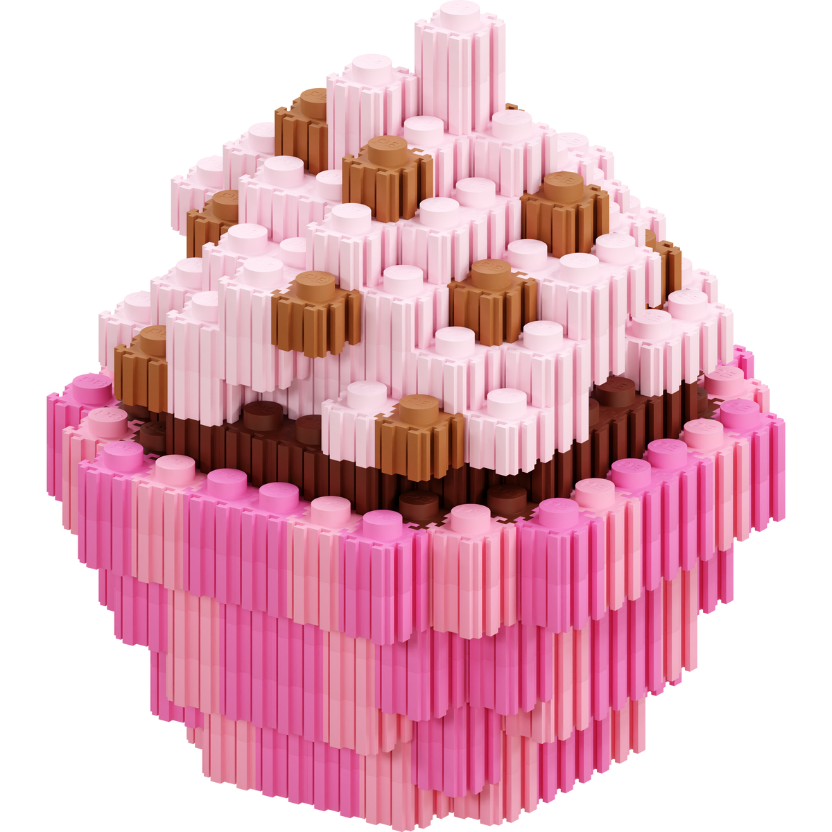 Pix Brix Cupcake Set | 851 Pieces | Toylandeu™