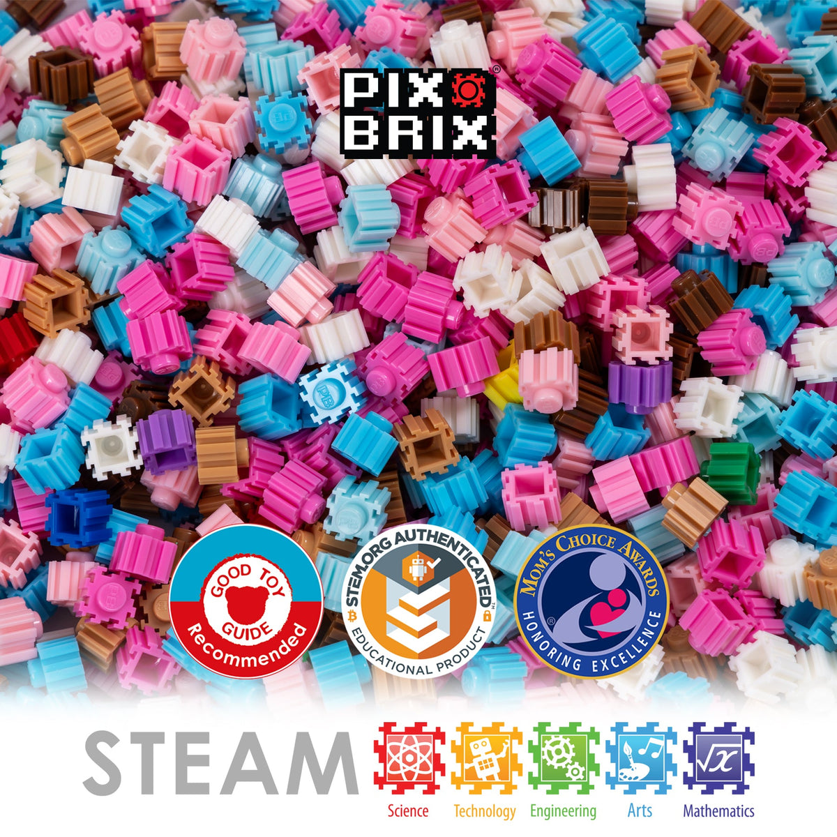 Pix Brix Cupcake Set | 851 Pieces | Toylandeu™
