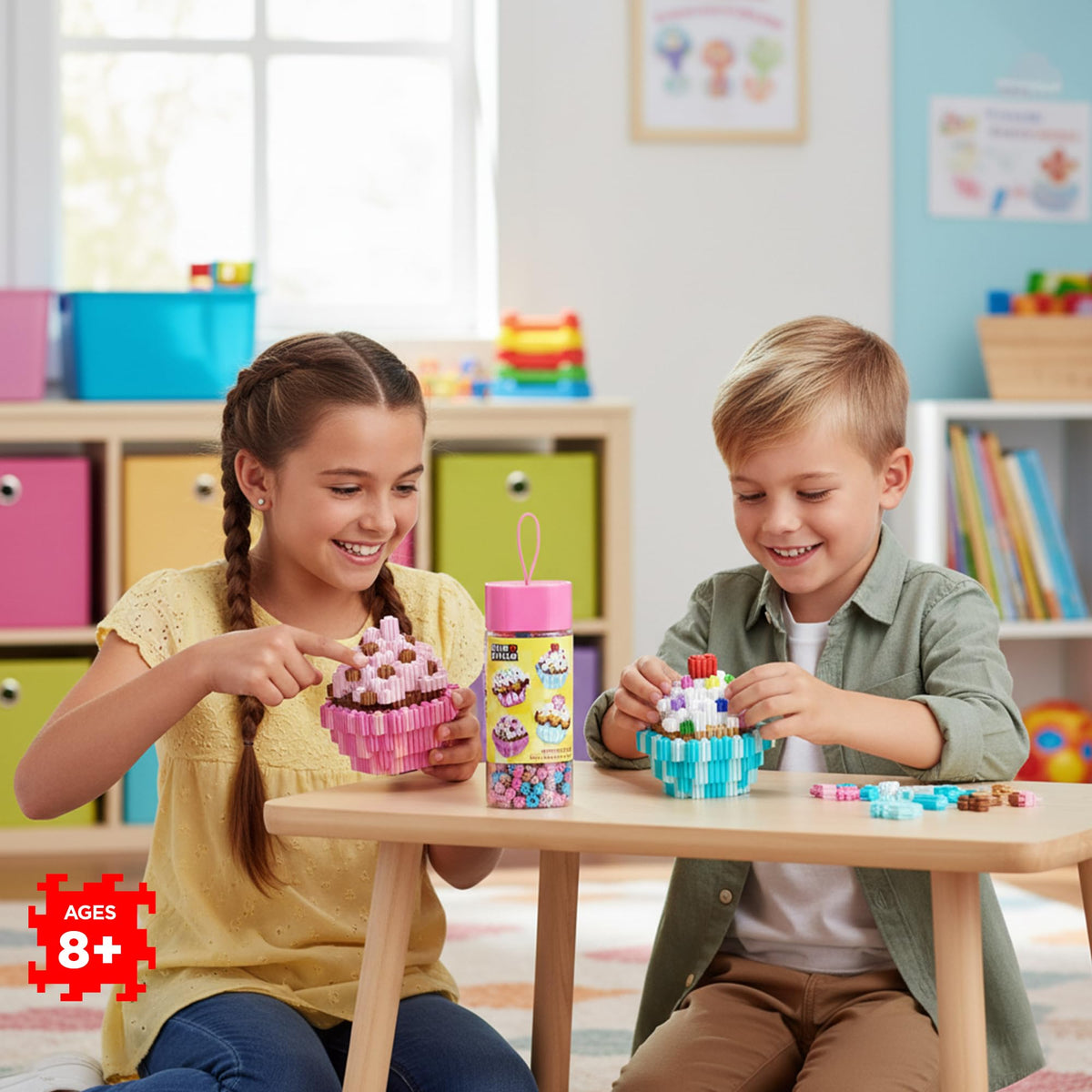 Pix Brix Cupcake Set | 851 Pieces | Toylandeu™