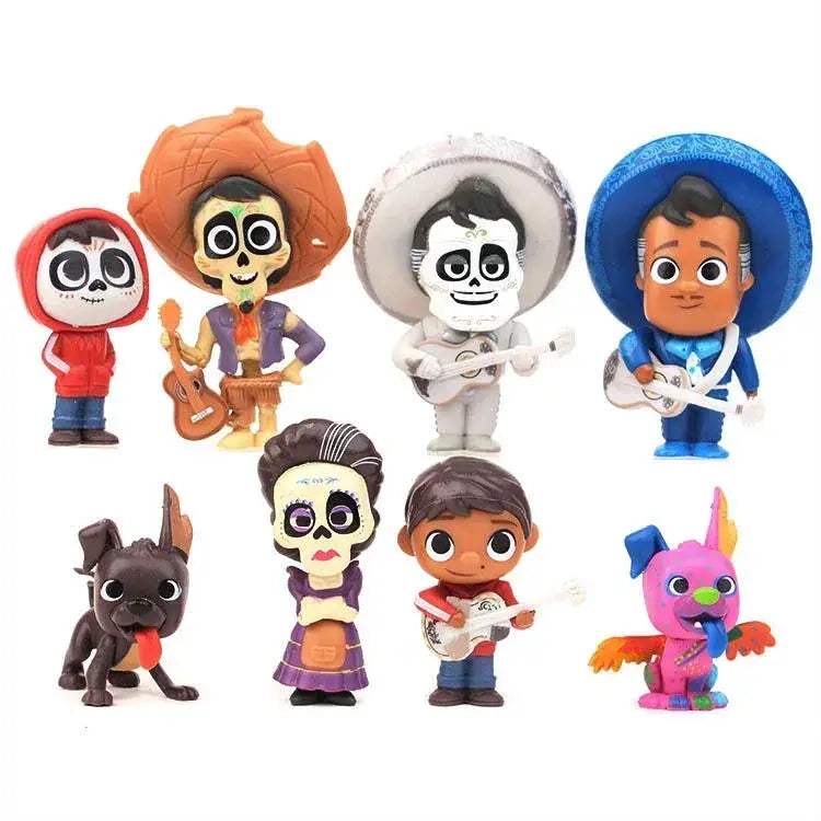 Pixar Coco Figure Set 8pcs PVC Model Toys For Collectors - ToylandEU