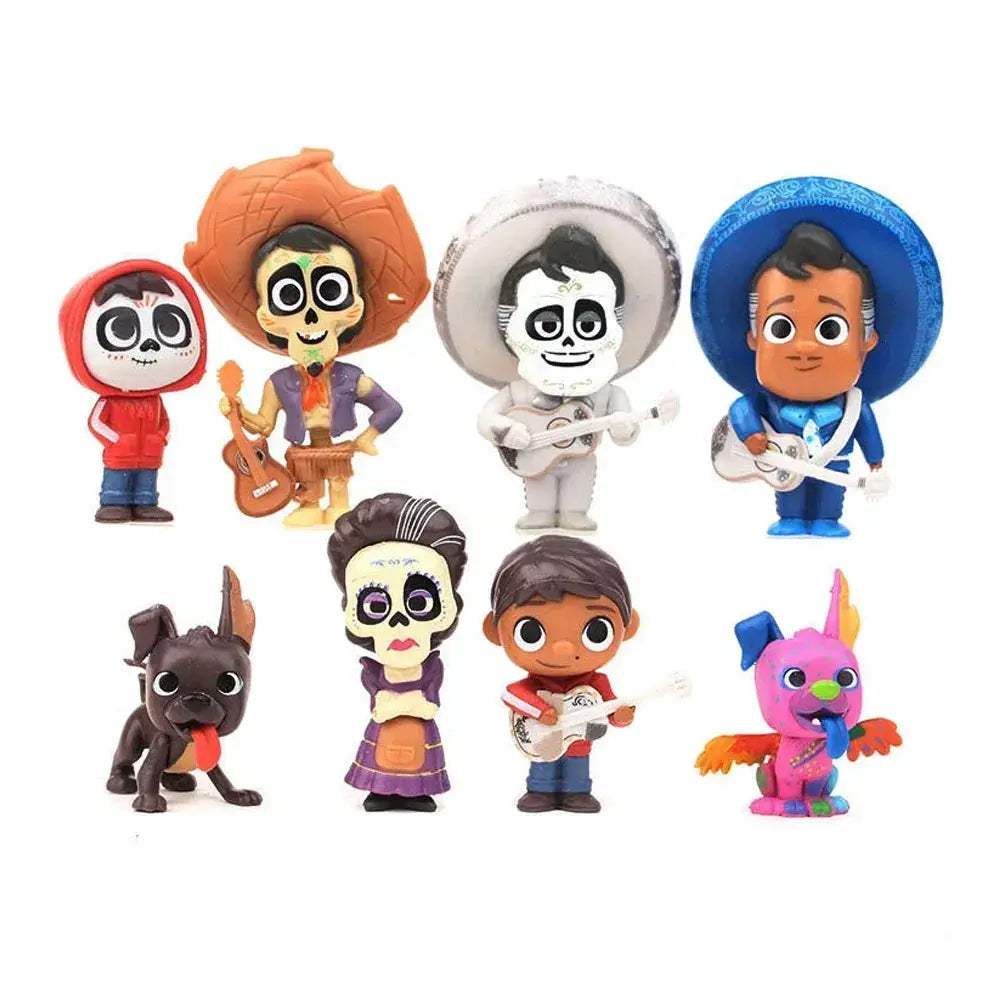 Pixar Coco Figure Set 8pcs PVC Model Toys For Collectors - ToylandEU