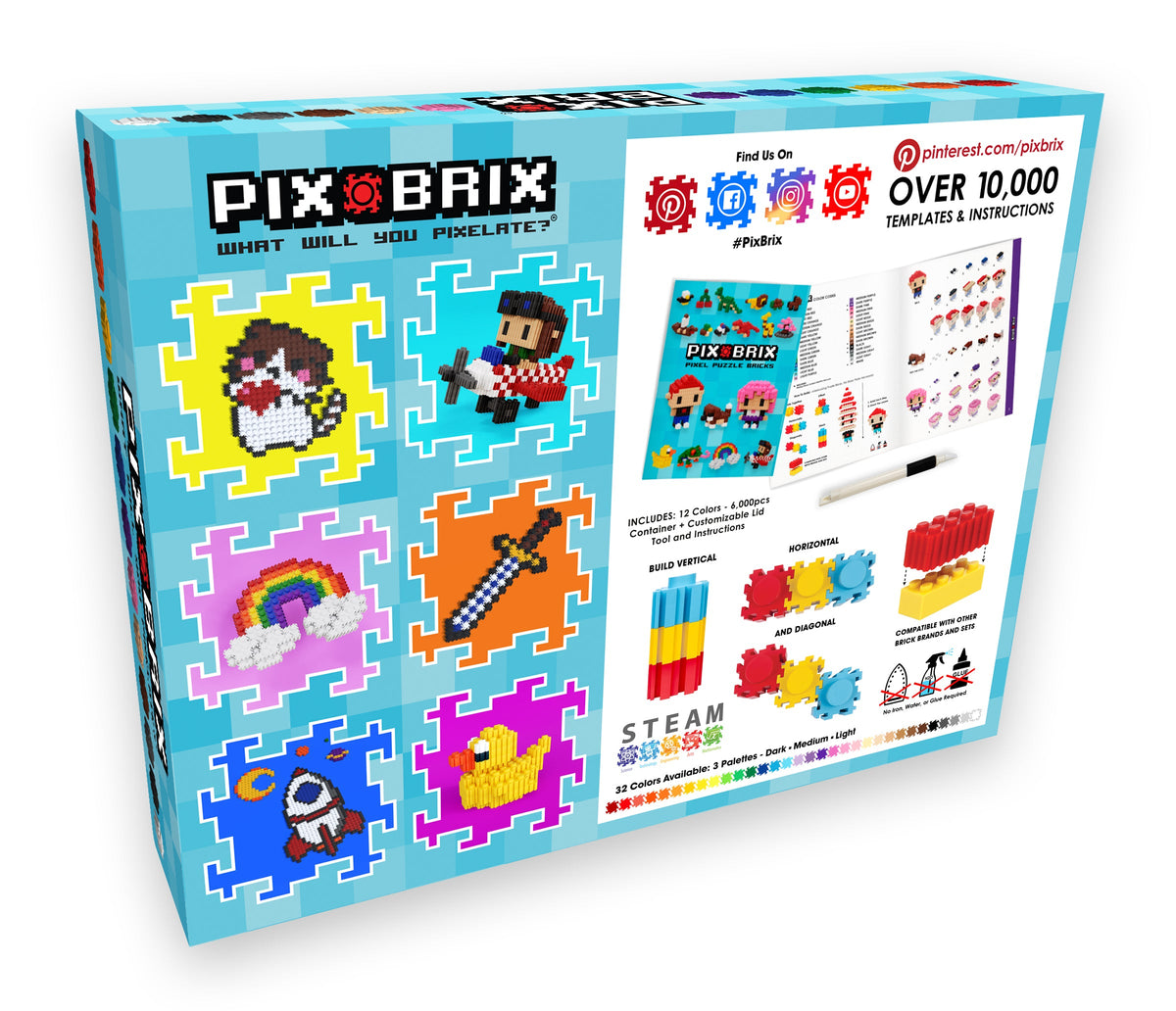 Pixel Art Set | 6000 Pieces | Toylandeu™