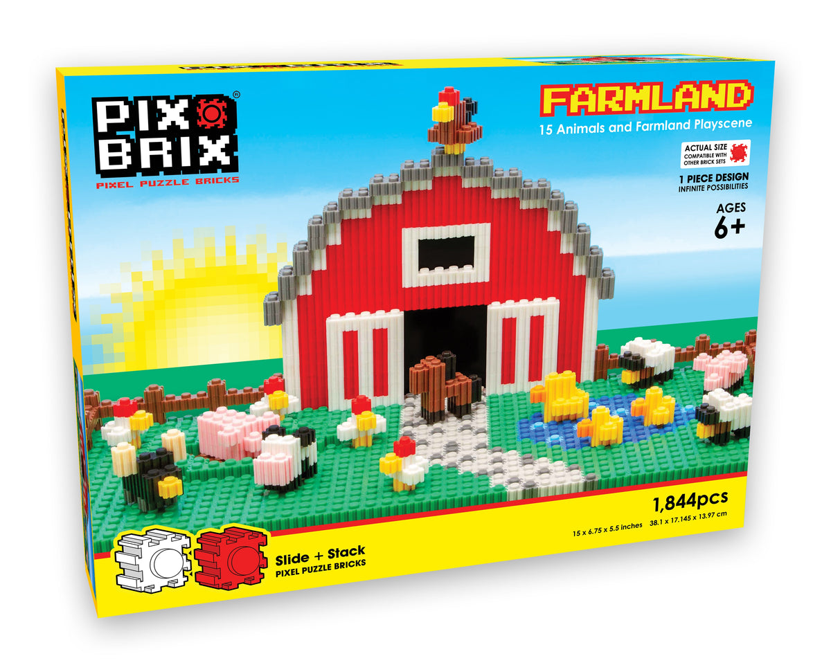 Pixel Block Set | 1844 Pieces | Toylandeu™