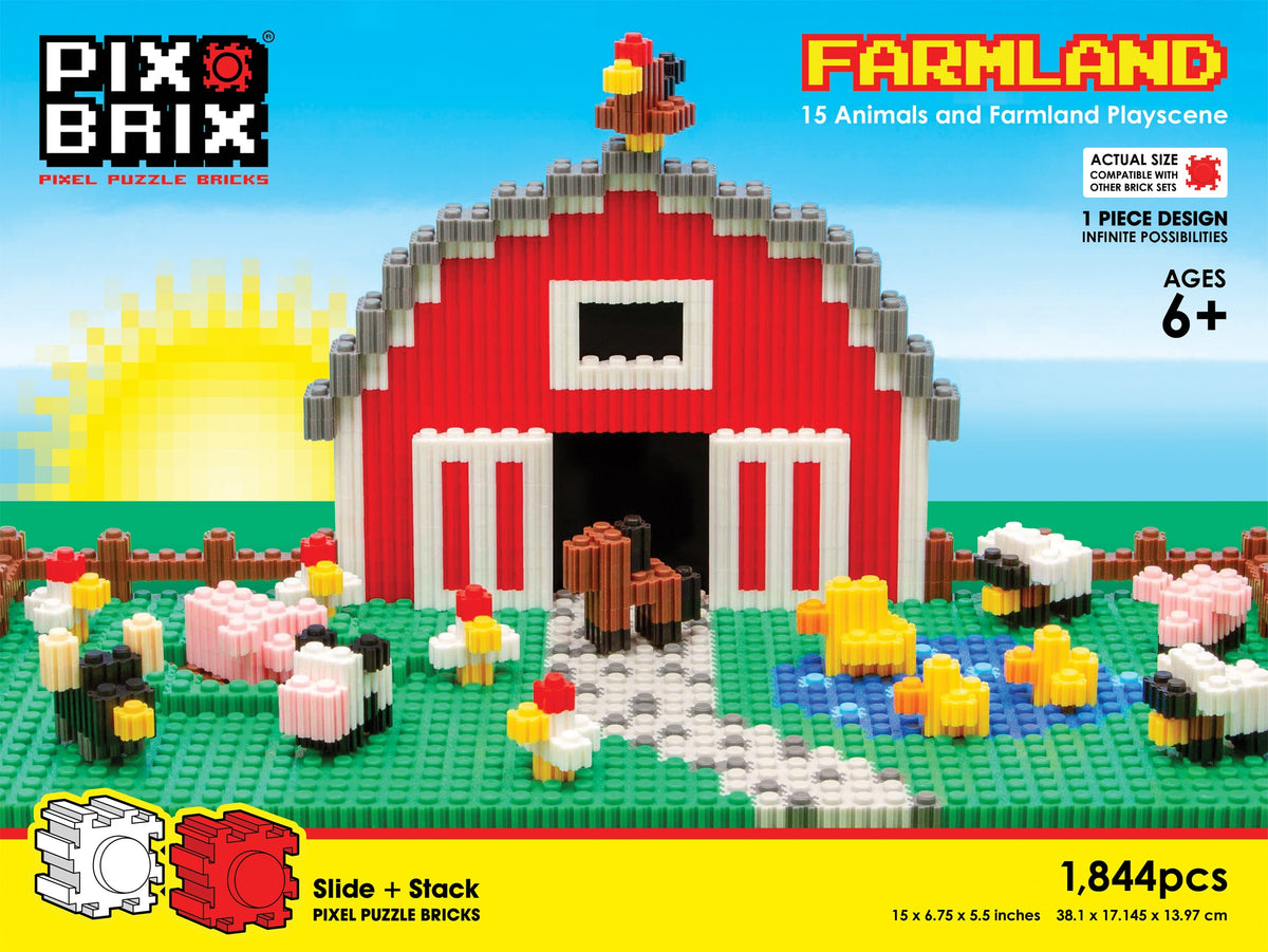 Pixel Block Set | 1844 Pieces | Toylandeu™