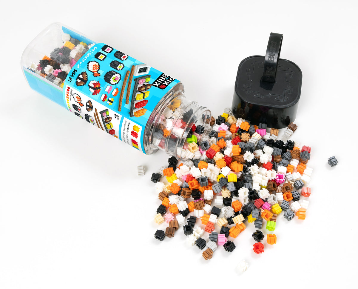 Pixel Building Bricks | 985 Piece Sushi Set | Toylandeu™
