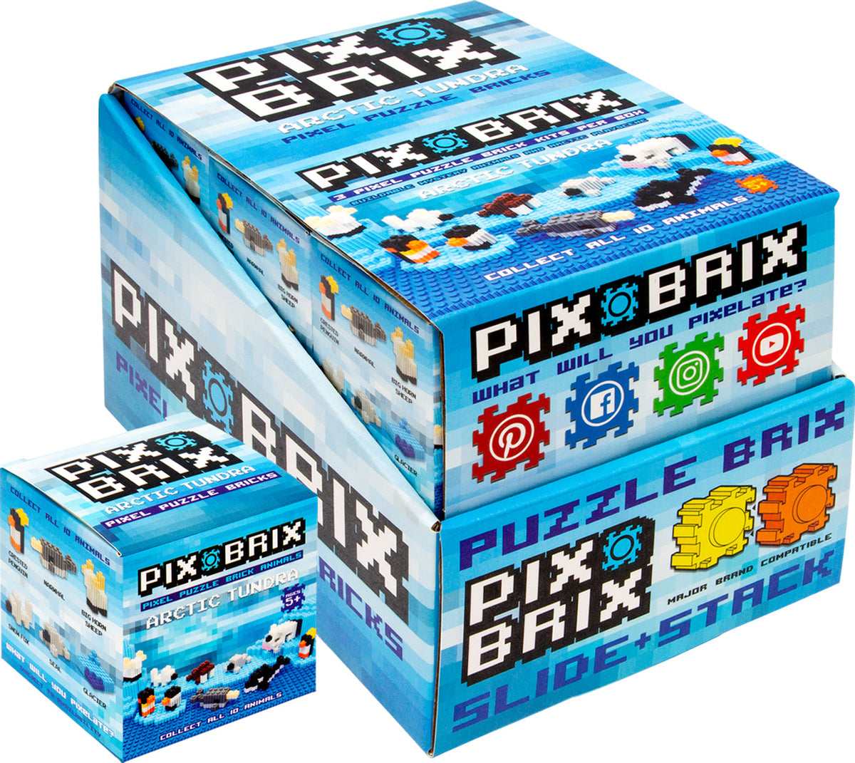 Pixel Mini Figures | Arctic Blind Box | Toylandeu™