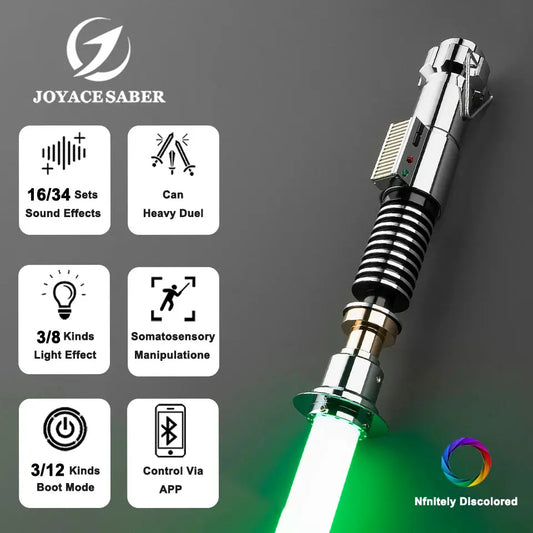 Pixel Lightsaber Luke Skywalker Xenopixel Light Saber Jedi Neopixel Metal Handle Laser Sword Cosplay Heavy Dueling Luminous Toys - ToylandEU
