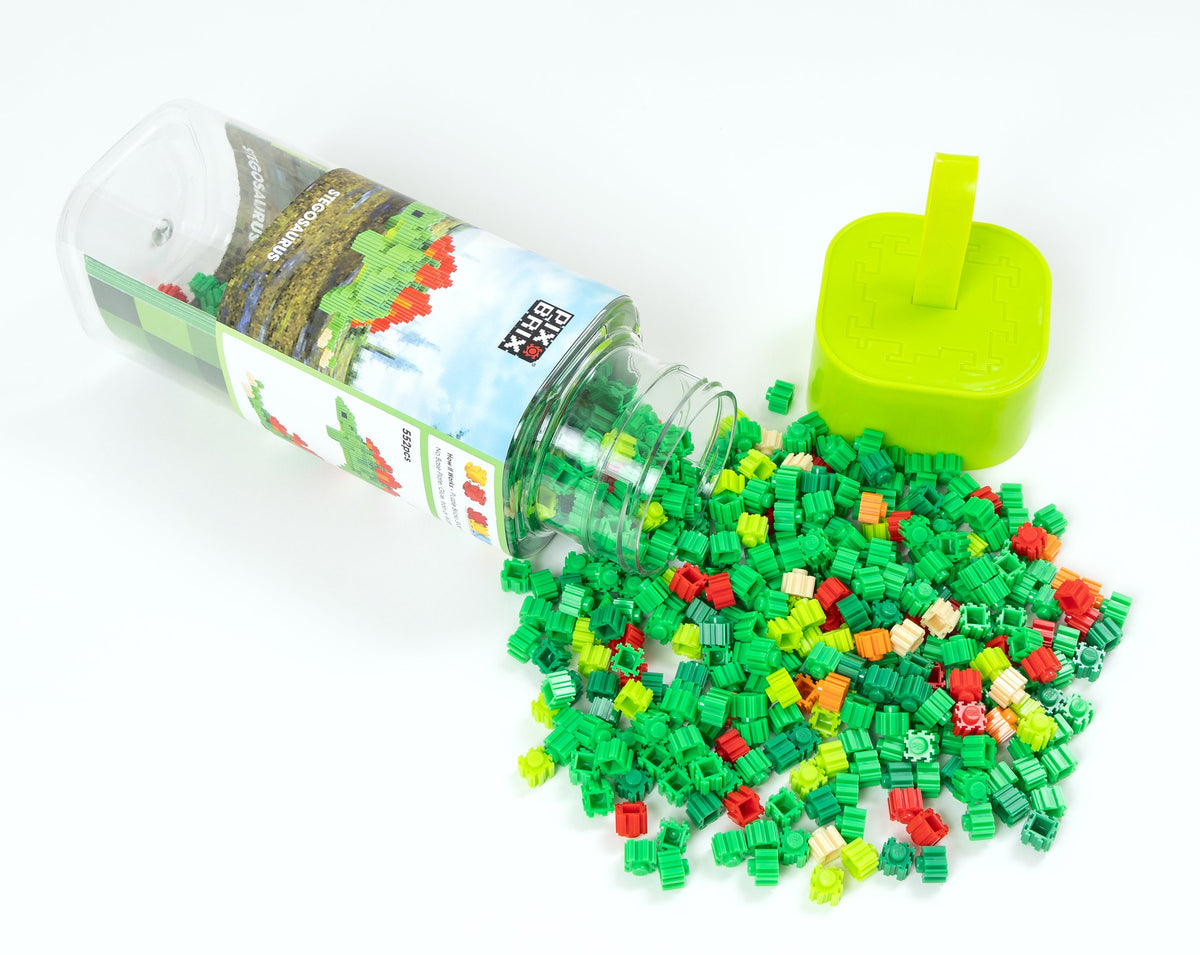Pixel Puzzle Brick | 552pc Stegosaurus | Toylandeu™