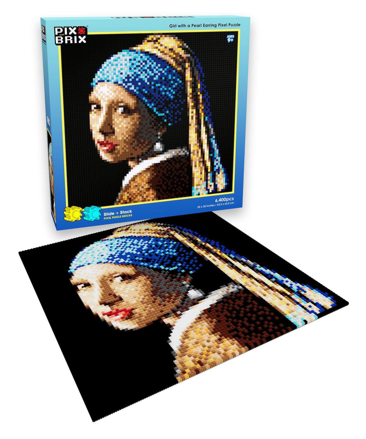 Pixel Puzzle | Vermeer Art | Toylandeu™
