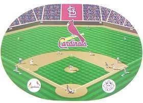  St Louis Cardinals Placemats Set Of 4 Heavy Duty Vinyl -  ToylandEU™