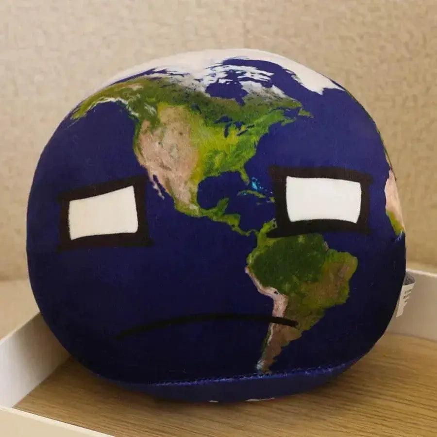  18cm Planet Pillow Plush Toy 10 Styles Earth Moon Sun Mars Doll Children’s Cognitive Stuffed Doll Ornaments Polandball Pillow -  ToylandEU™