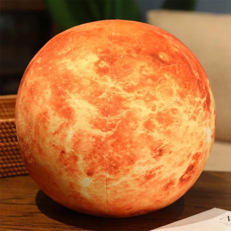 Planet Plush Pillow | Soft Plush Material | Moon Sun Earth Mars Plush | 8-27 cm
