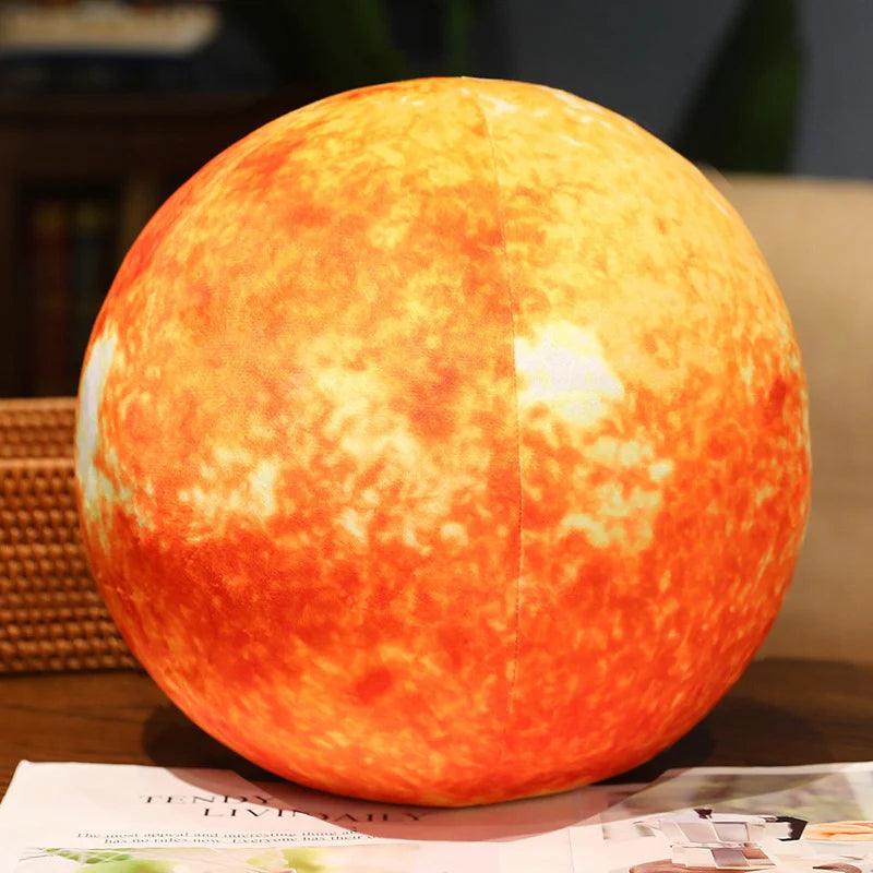 Planet Plush Pillow | Soft Plush Material | Moon Sun Earth Mars Plush | 8-27 cm