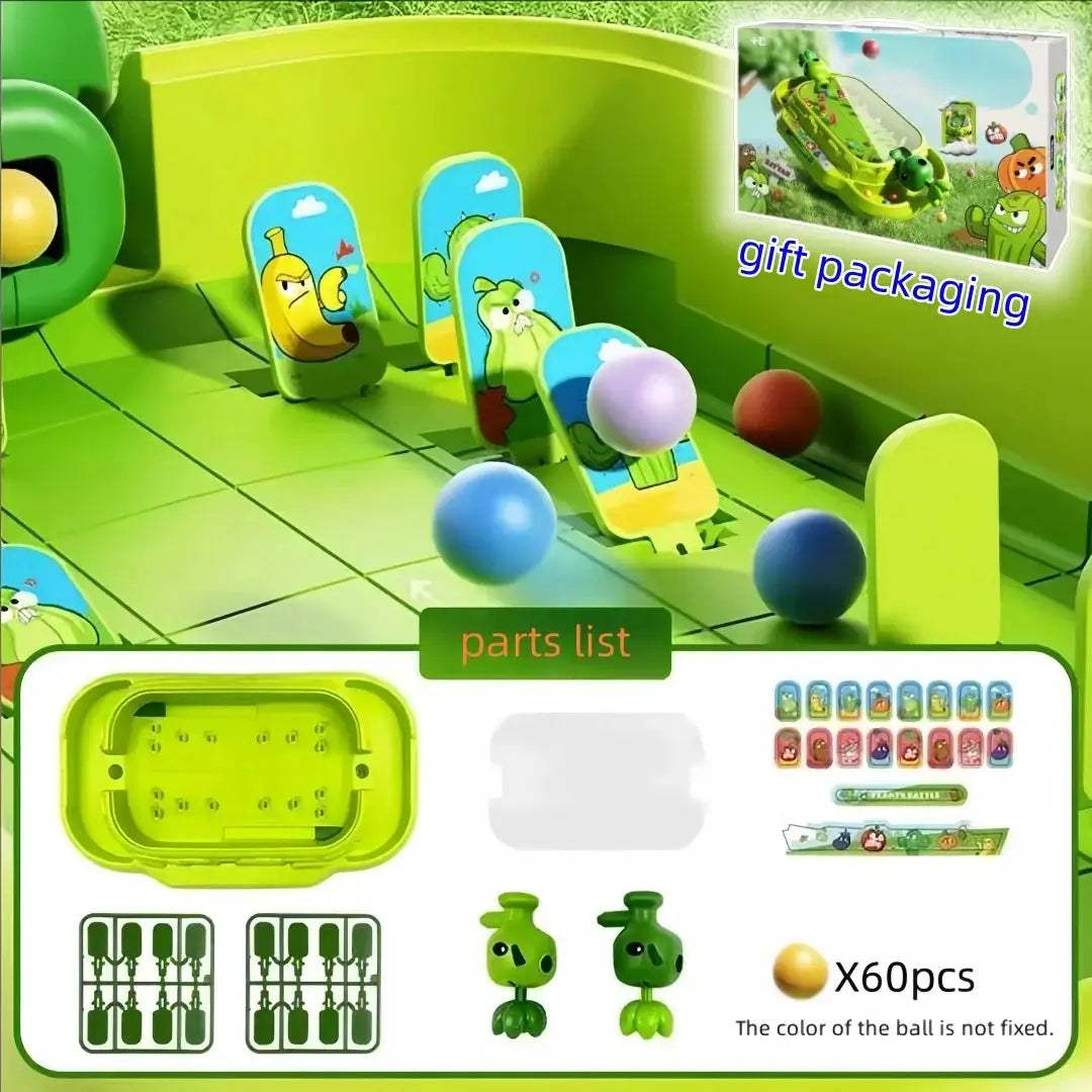 Plants vs Zombies 2-Player Tabletop Shooting Battle Game Interactive Family Educational Toy for Kids Adults Family Party Gifts - ToylandEU