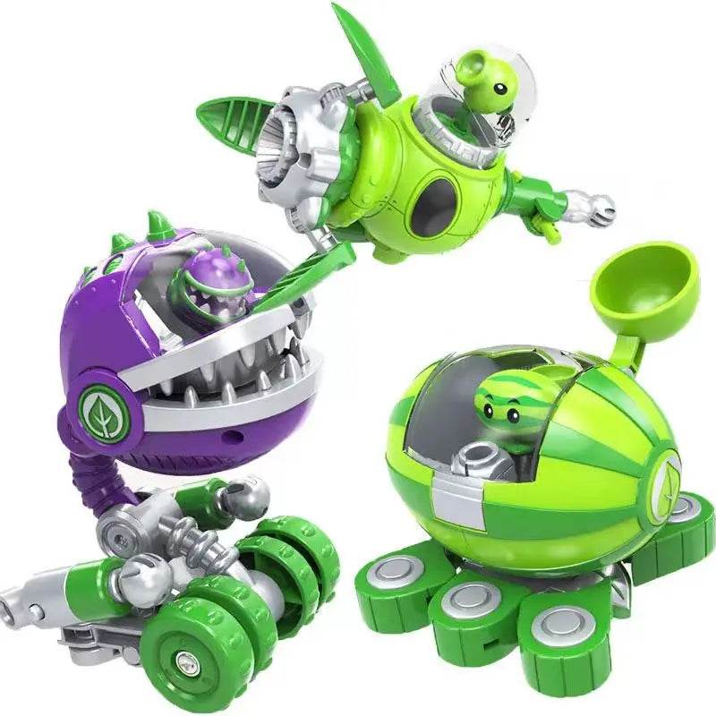 Plants vs. Zombies Boss Robot Melon-pult Chomper Doll Set - ToylandEU
