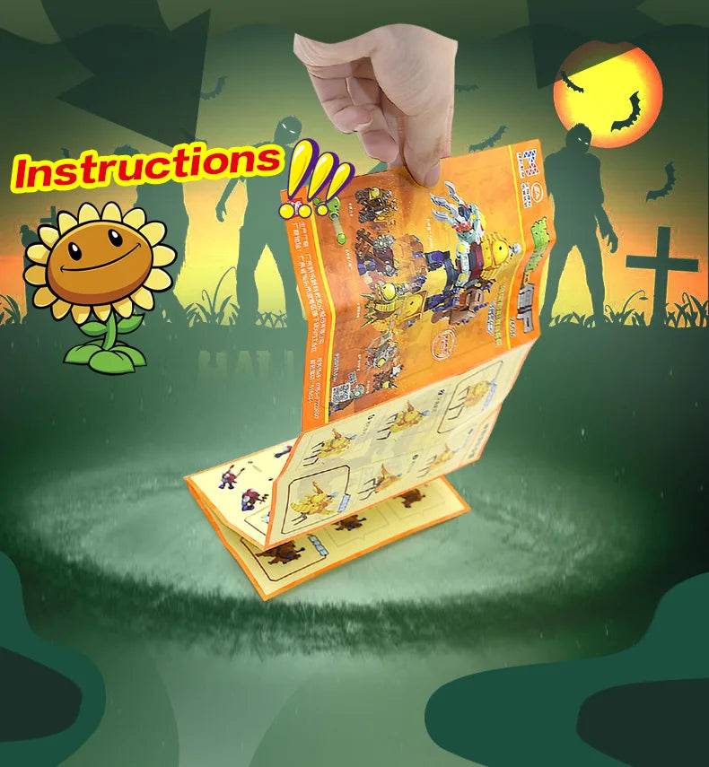 Plants vs. Zombies Boss Robot Melon-pult Chomper Doll Set - ToylandEU