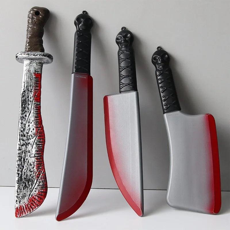 Plastic Prop Knife | Blood Splatter Design | Toylandeu™