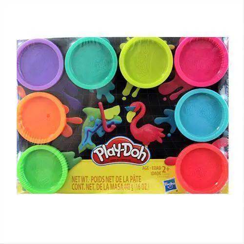 Play Doh Neon 8 Pack For Creative Colorful Imaginative Play - ToylandEU