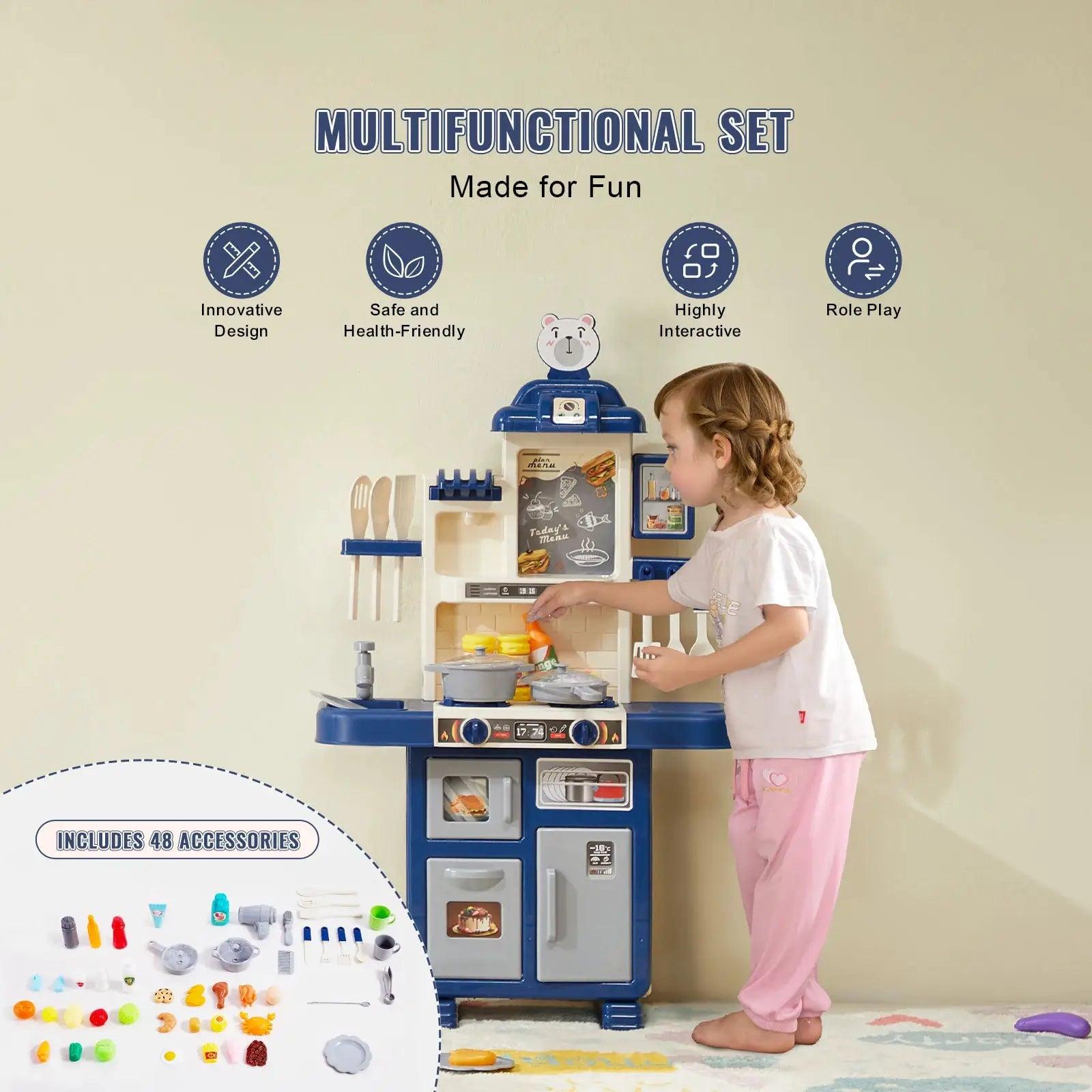  Kids Kitchen Toys Set 48 Pcs Promotes Creative Play -  ToylandEU™