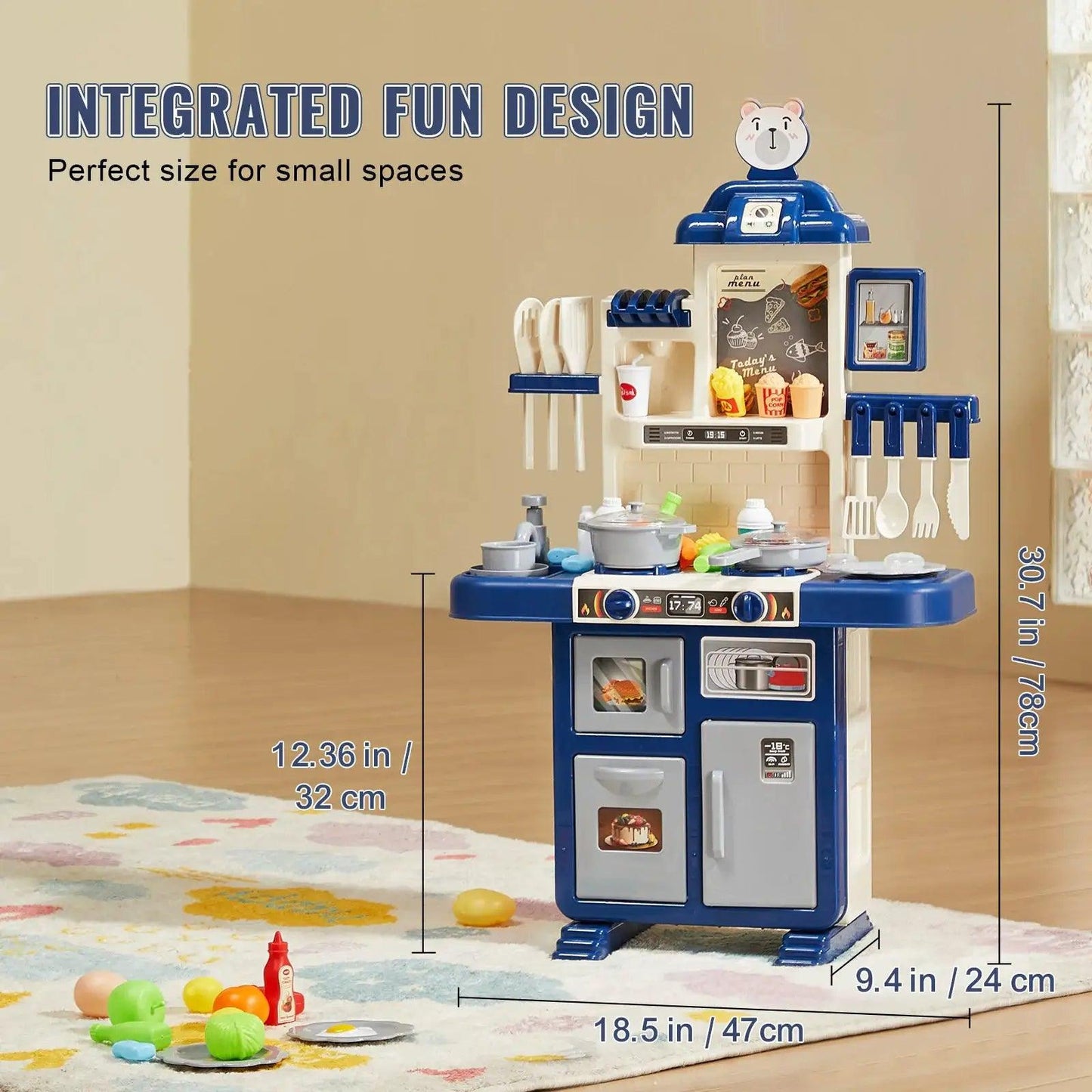  Kids Kitchen Toys Set 48 Pcs Promotes Creative Play -  ToylandEU™