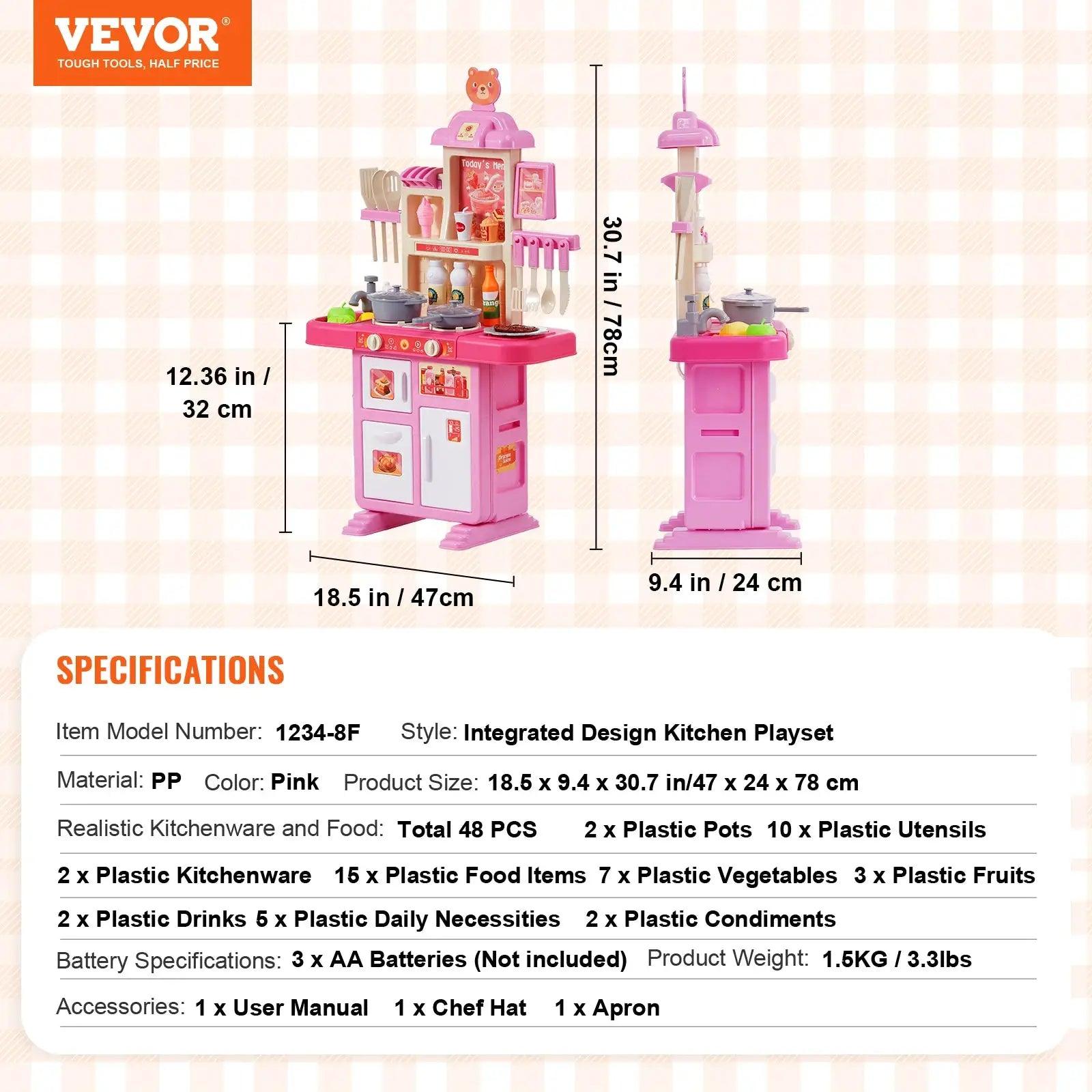  Kids Kitchen Toys Set 48 Pcs Promotes Creative Play -  ToylandEU™