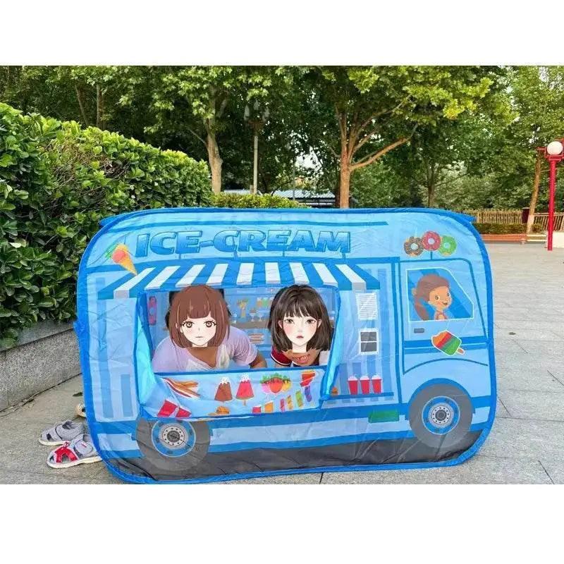  Children'S Indoor Ice Cream Car Tent Toys Playhouse Game House -  ToylandEU™