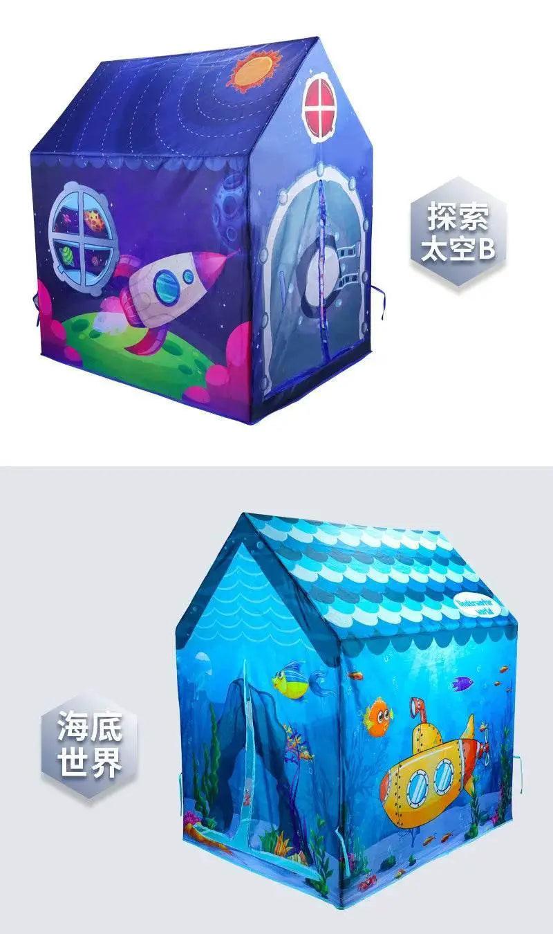  Children's Folding Play Tents Playhouse Indoor Outdoor Tent for Kids -  ToylandEU™
