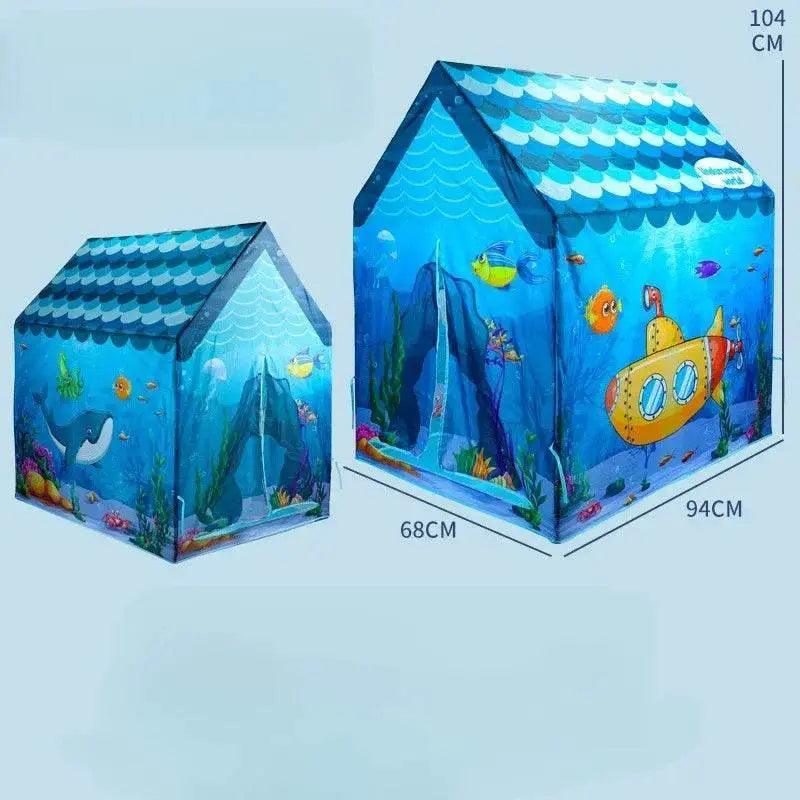  Children's Folding Play Tents Playhouse Indoor Outdoor Tent for Kids -  ToylandEU™